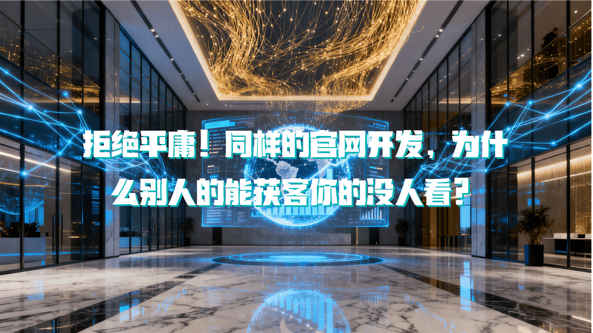 拒绝平庸！同样的官网开发，为什么别人的能获客你的没人看？