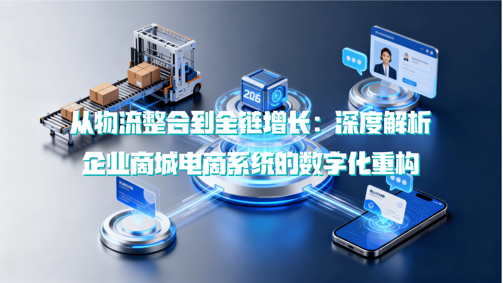 从物流整合到全链增长：深度解析企业商城电商系统的数字化重构