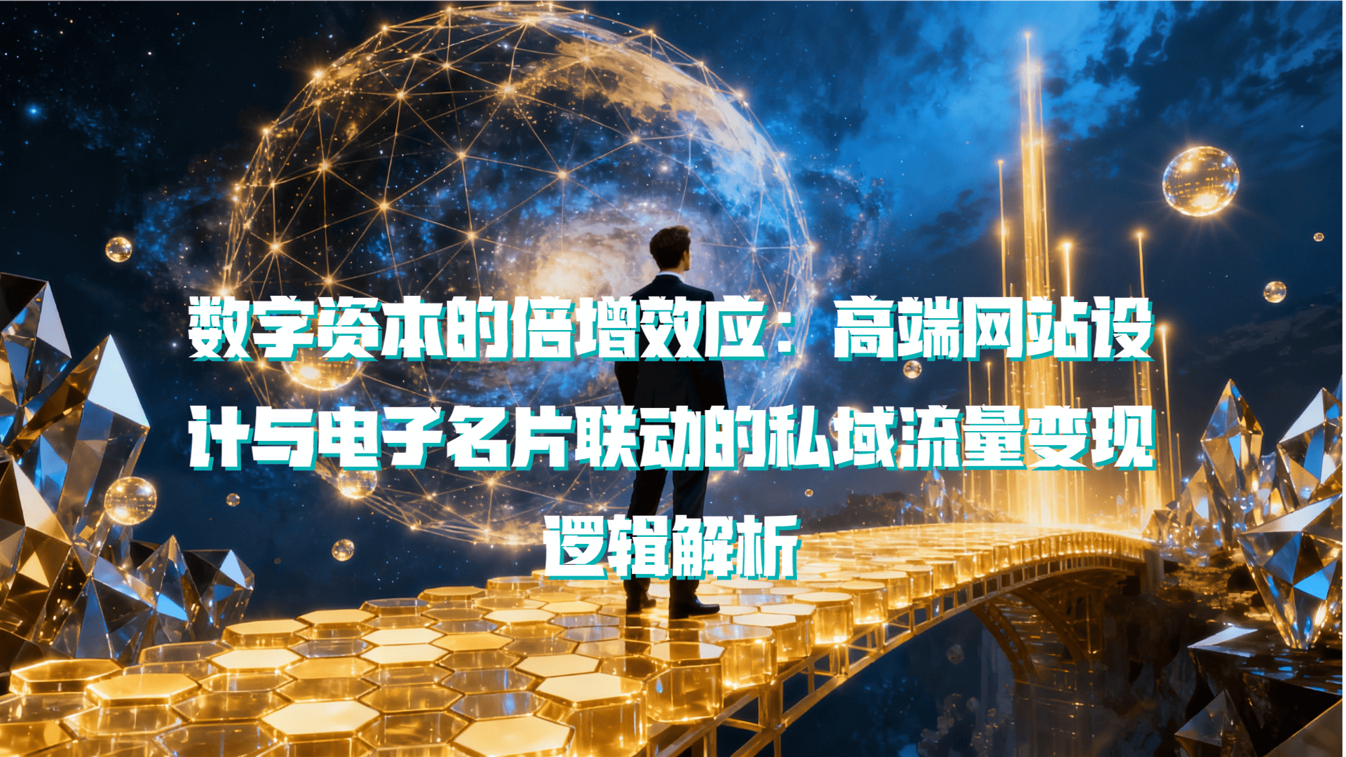 数字资本的高端网站设计与电子名片联动的私域流量变现逻辑