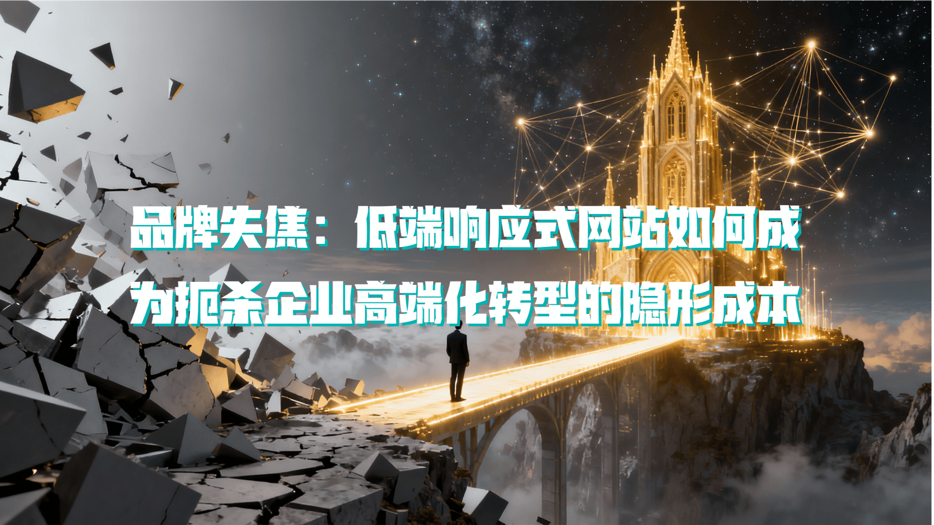 品牌失焦：低端响应式网站如何成为扼杀企业高端化转型的隐形成本